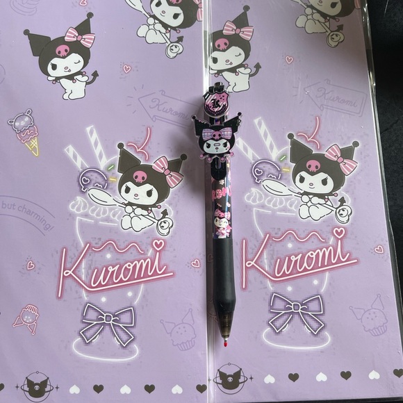 Sanrio Kuromi QR Pen & Paper Set - Picture 7 of 9